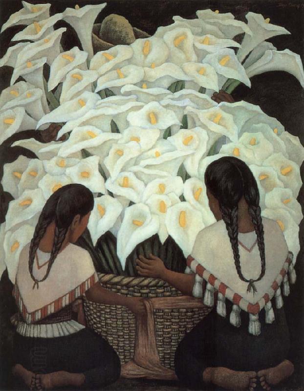 Diego Rivera Sale Flowers China oil painting art